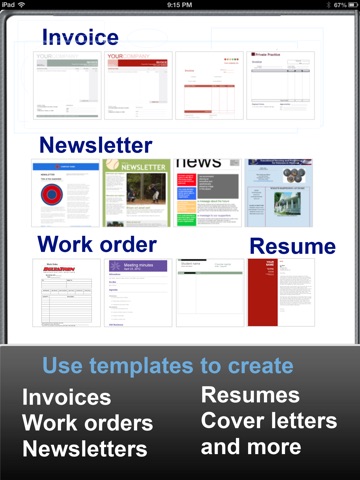 Office Note - Word processor with handwriting & Editor for Google Docs lite screenshot 2