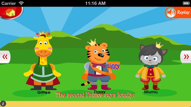 Four Princes and A Princess - An English Story for Kids(圖2)-速報App