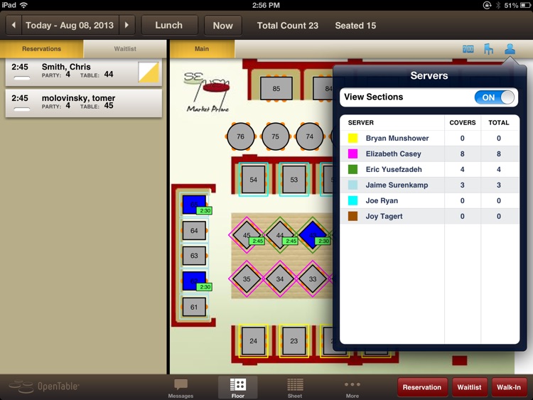 OpenTable Manager for iPad screenshot-3