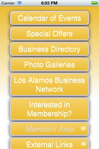 Los Alamos Chamber of Commerce screenshot 2