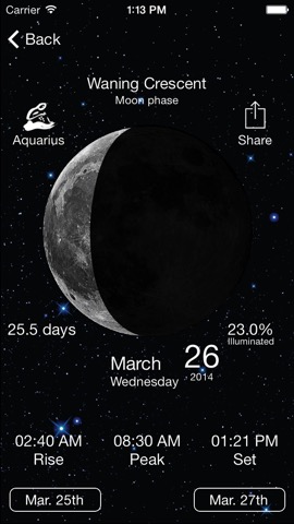 Solar Moon - Phase Calendar & Sun Info Trackerのおすすめ画像5