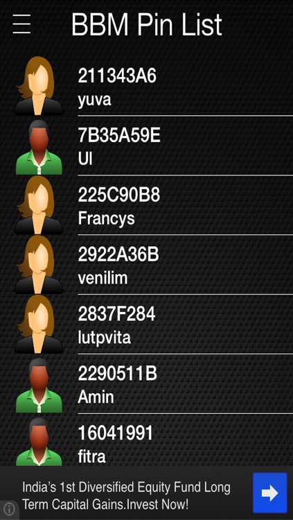 Pin Finder for BBM