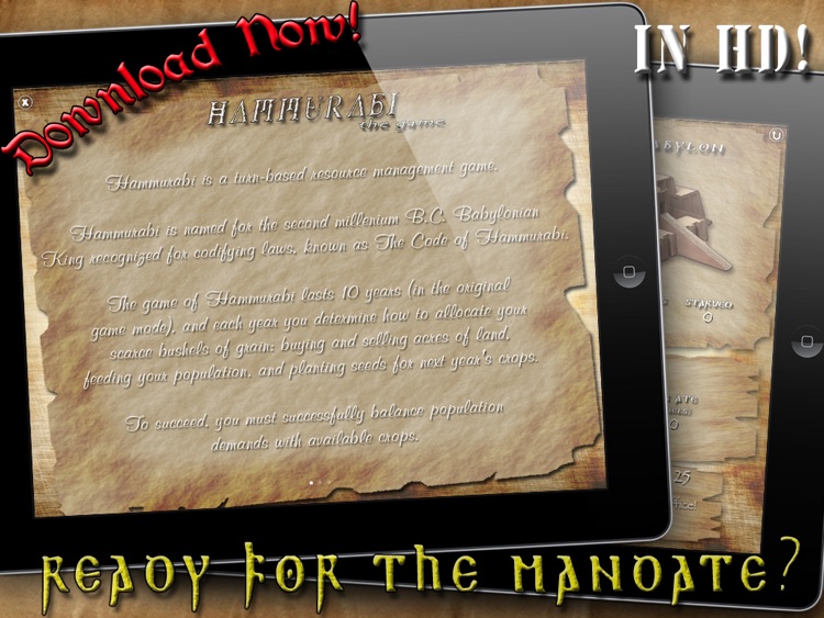 Hammurabi, The Game - HD