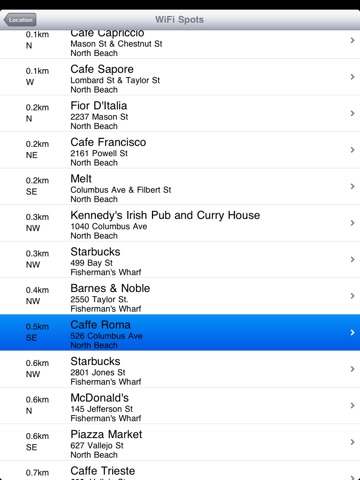 San Francisco WiFi for iPad screenshot 2