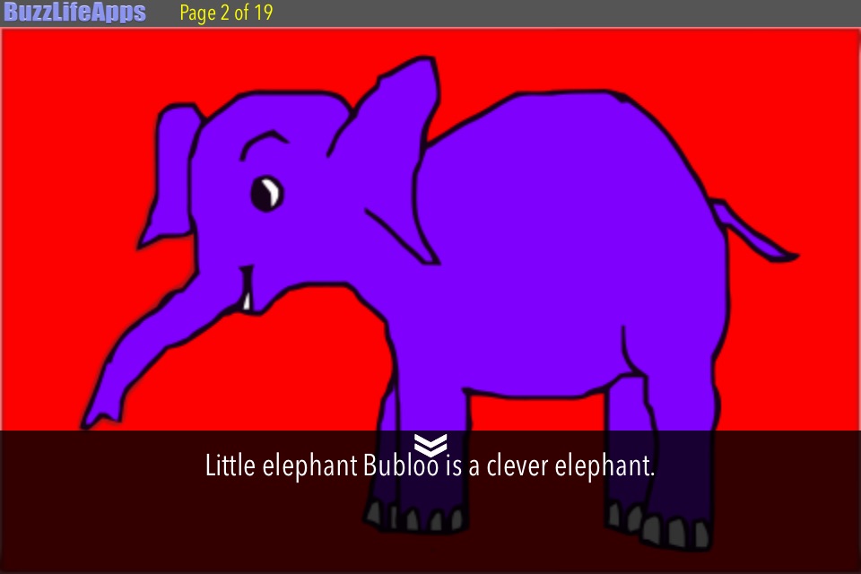 Story Book, Little Elephant Bubloo screenshot 2