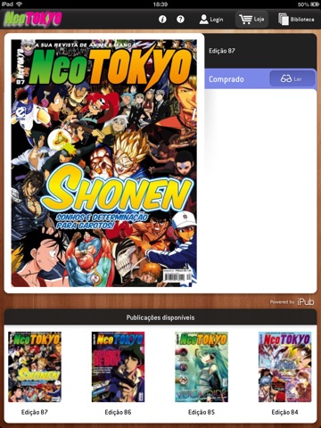 Revista Neo Tokyo - animê e manga screenshot 3