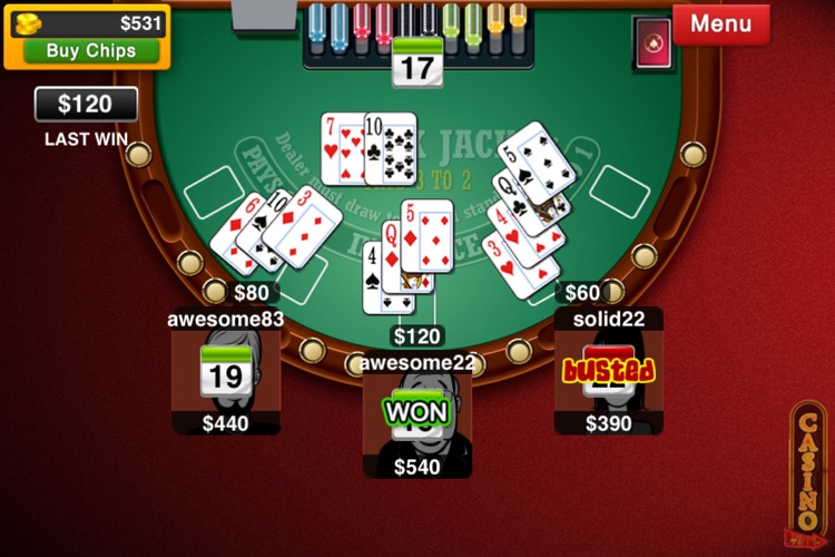 Blackjack Live : Casino All-In screenshot-2