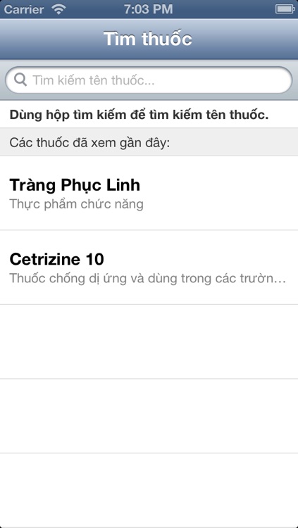 iThuốc 2.0: danh bạ thuốc - Thuoc Vietnam (iThuoc - Danh ba, list duoc pham, biet duoc, tu dien y hoc Viet Nam - y khoa VN, bac si gia dinh) screenshot-3