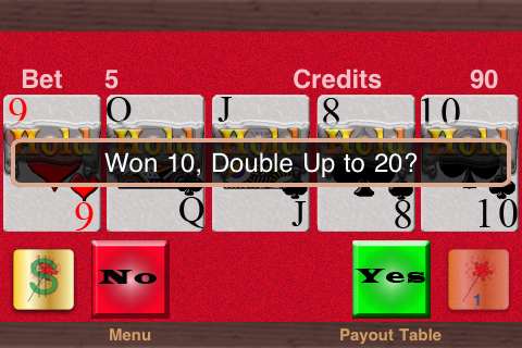 TouchPlay Deuces Wild Video Poker Lite screenshot 2