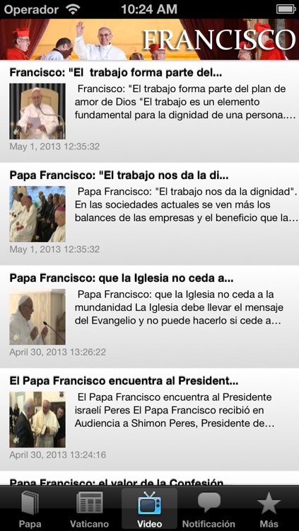 Mensajes de Francisco - Catolicapp.org screenshot-3
