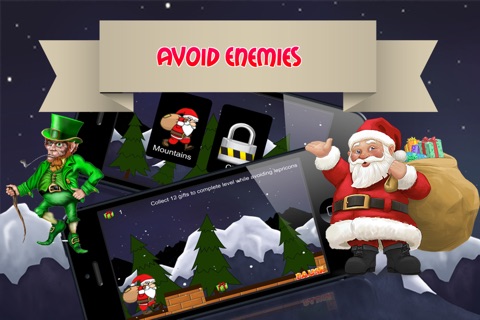 Santa Claus Run - A race and jump christmas eve adventure screenshot 2