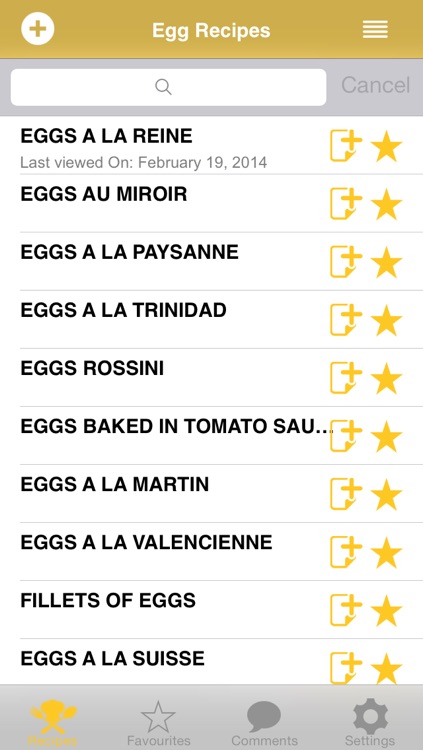 ** Egg Recipes **