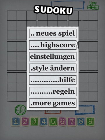 Sudoku App HD screenshot 2