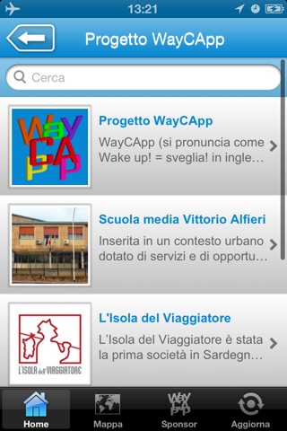 WayCApp Cagliari screenshot 3