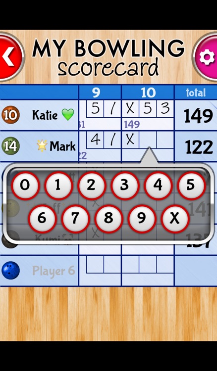 My Bowling Scorecard