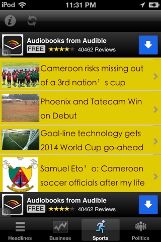 Cameroon News screenshot 2