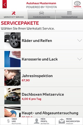 Toyota Service screenshot 2