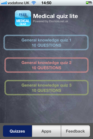 Medical Quiz Lite screenshot 2