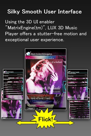 LUX3D Music Player screenshot 2