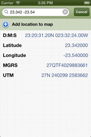 MGRS/UTM Pro screenshot 2