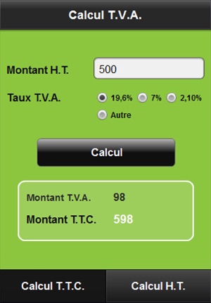 Calcul T.V.A.(圖1)-速報App