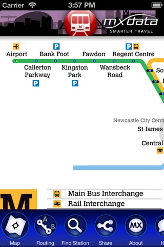 Tyne and Wear Metro Map screenshot 4