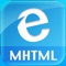 You can read IE's MHTML files in your iDevice now