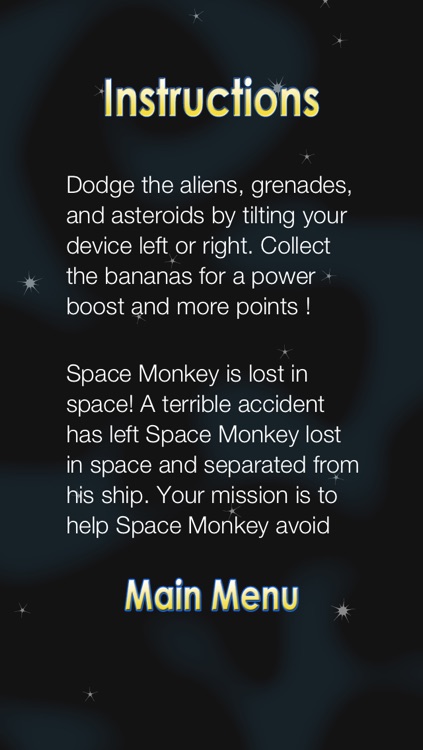 Space Monkey Banana Dodge