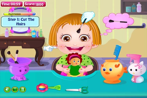 Lovely Baby Cut Hair screenshot 2