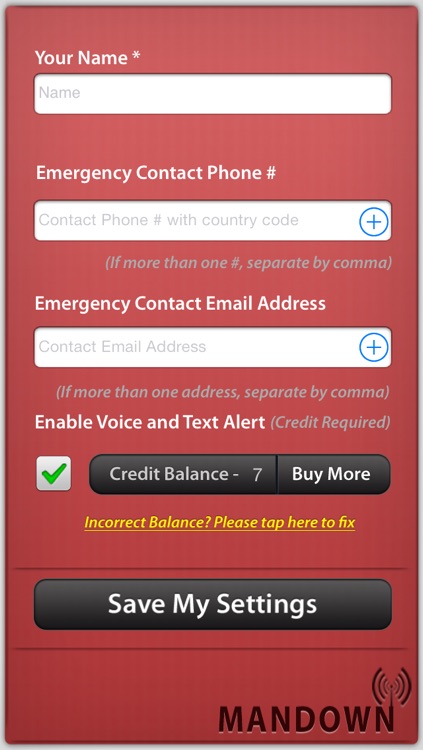ManDown App