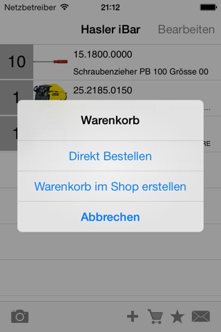 Hasler iBar screenshot 3