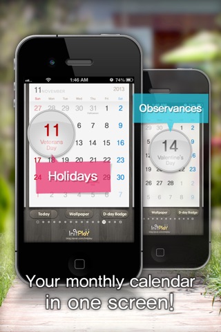 2013 US Calendar : Simple screenshot 2