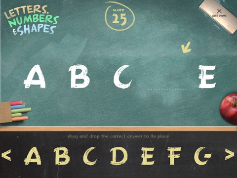 Letters, Numbers and Shapes screenshot 2
