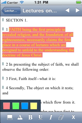 Lectures on Faith