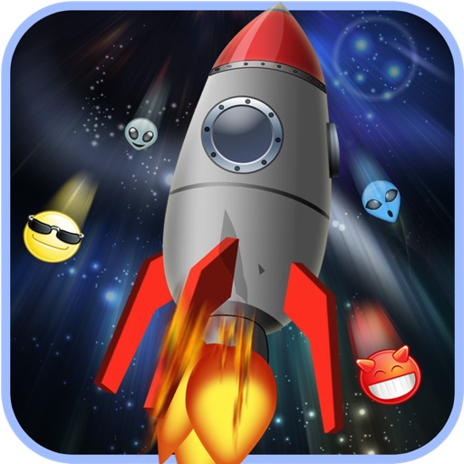 Emoji Space Game - Joyride on Super Jetpack Speedway icon