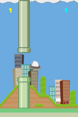 floppy Rocket Vs floppy UFO - 숙명의 대결 screenshot 2