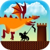 Knights and Dragons Clash Adventure - Flying Mania Dodge Attack