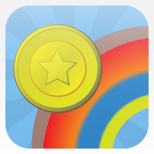 Coin Rainbow Free Icon