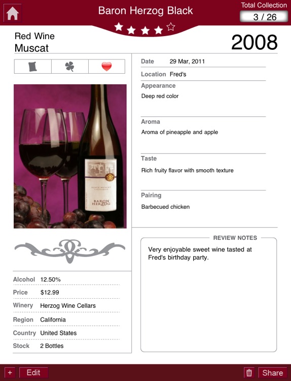 Wine Journal+ Professional Wine Log for Wine En... screenshot-3