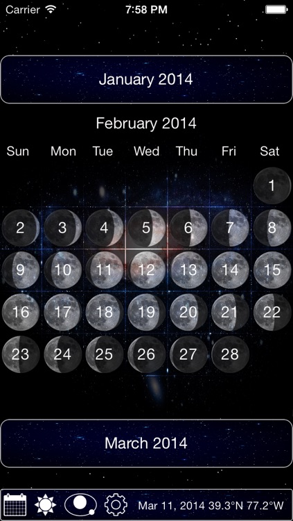 Solar Moon - Phase Calendar & Sun Info Tracker