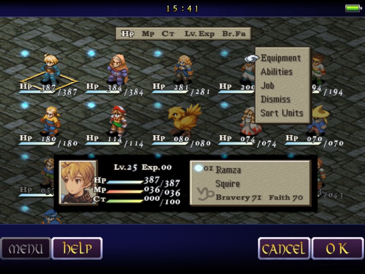 FINAL FANTASY TACTICS: THE WAR OF THE LIONS for iPad screenshot-3