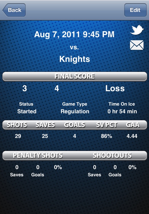 Goalie Stats screenshot-3