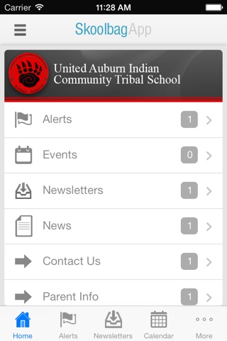 United Auburn Indian Community Tribal School - SkoolbagApp screenshot 2