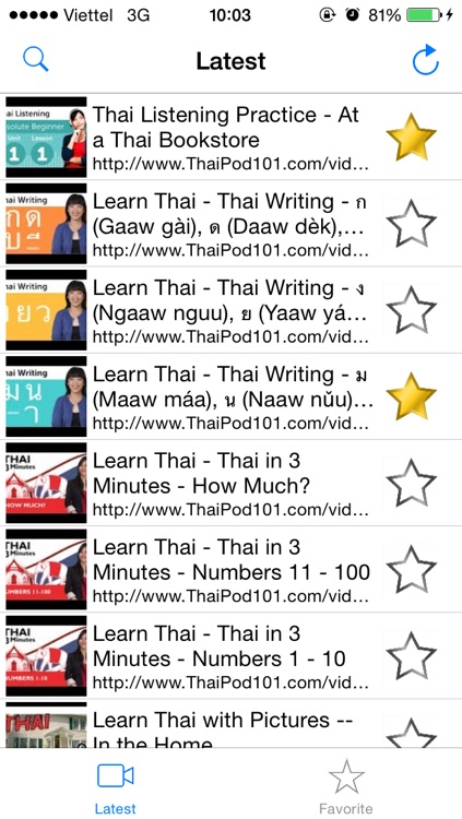 Learn Thai in Videos