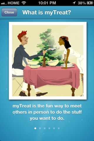 myTreat - meet new people by offering to treat them screenshot 3