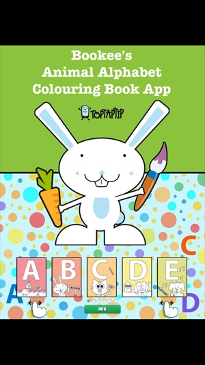 Bookee's Animal Alphabet Colouring Book