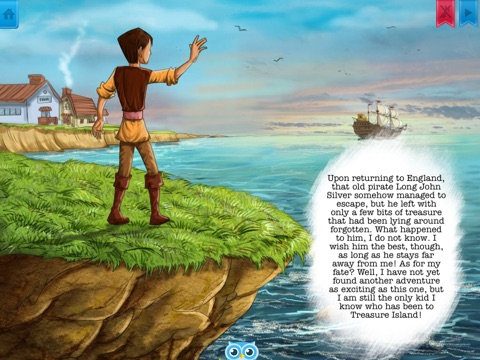 Treasure Island - Another Great Children's Story Book by Pickatale HD screenshot 4