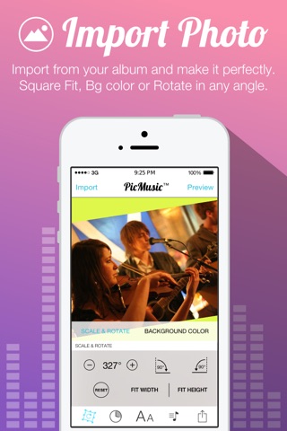 Pic Music for Instagram - Pic Play Music Musical on Picture with Text or Caption or Quote screenshot 2