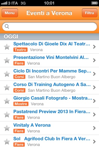 Eventi a Verona screenshot 2
