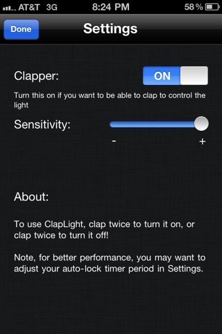 Clap Light screenshot 2